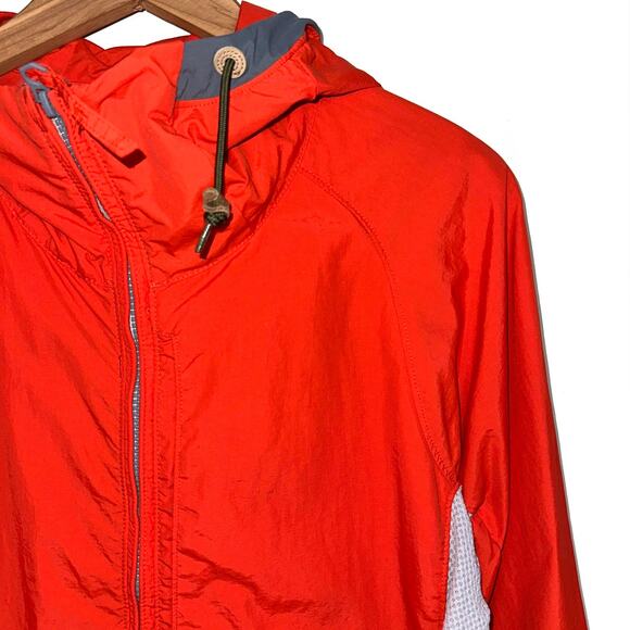 Relwen Ultralight Red Orange Shell Hooded Jacket Size Small - Picture 2 of 16